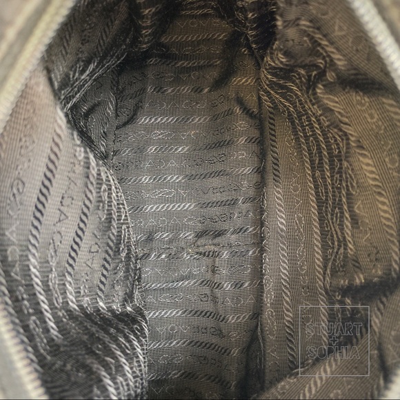 Vintage 90s Y2K Black Nylon Prada Bag B8490 Borsa in Tessuto Metropoli Tote - Picture 9 of 15